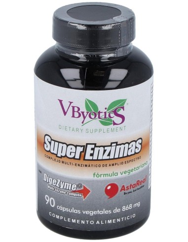 Superenzimas Formula Vegetariana 90Cap. de Vbyotics
