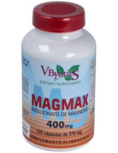 Magmax Bisglicinato 120Cap. de Vbyotics