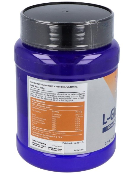 L-Glutamina 500Gr. de Vbyotics