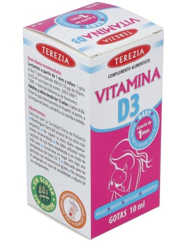 Vitamina D3 Gotas 10Ml. de Terezia