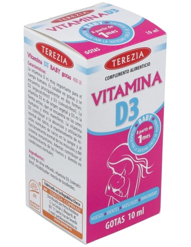 Vitamina D3 Gotas 10Ml. de Terezia