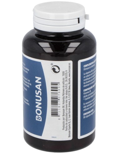 Vitamina B-5 Pantotenico 90Cap. de Bonusan