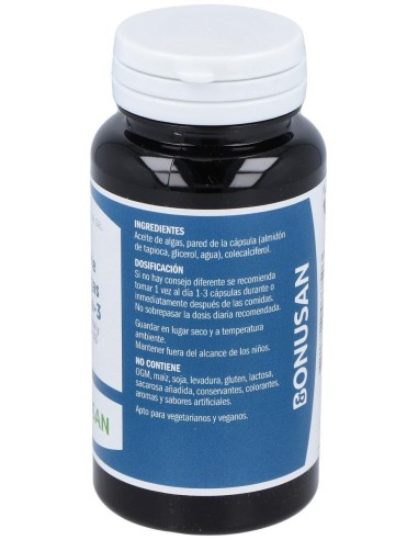 Aceite De Algas Omega 3 60Cap. de Bonusan