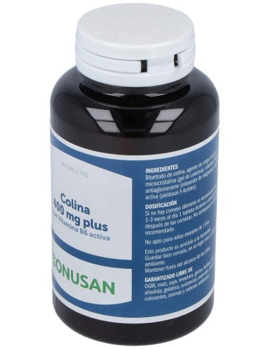 Colina 400MiligramosPlus 90 Comprimidos Bonusan