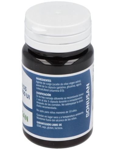 Vitamina D3 75Mcg/3000Ui 60Perlas de Bonusan