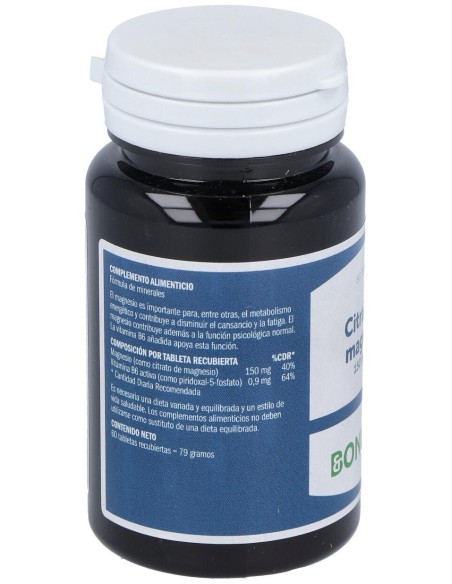 Citrato De Magnesio 150Mg. 60Comp. de Bonusan