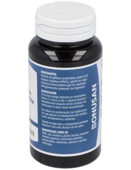 Griffonia Simplicifolia 60Vcap. de Bonusan