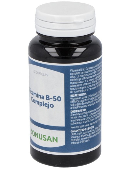 Vitamina B-50 Complejo 60Vcap. de Bonusan
