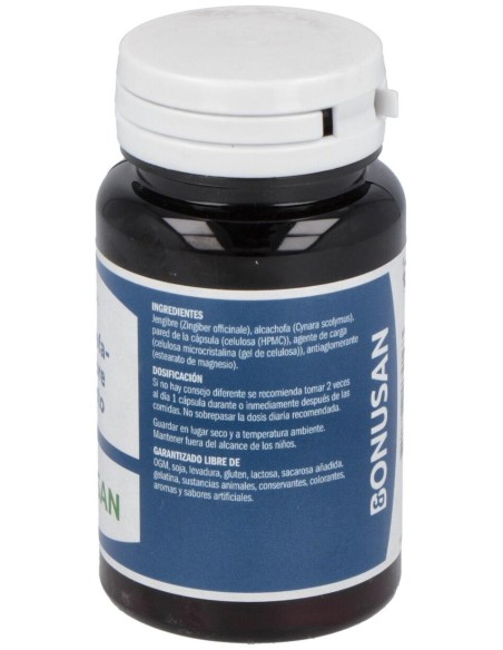 Alcachofa-Jengibre Extracto 60Vcap. de Bonusan