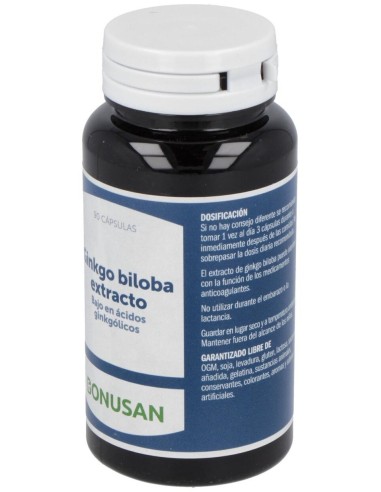 Ginkgo Biloba Extracto 90Vcap. de Bonusan