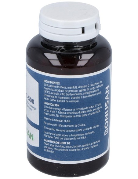 Vitamina C 500 60Comp.Masticables de Bonusan
