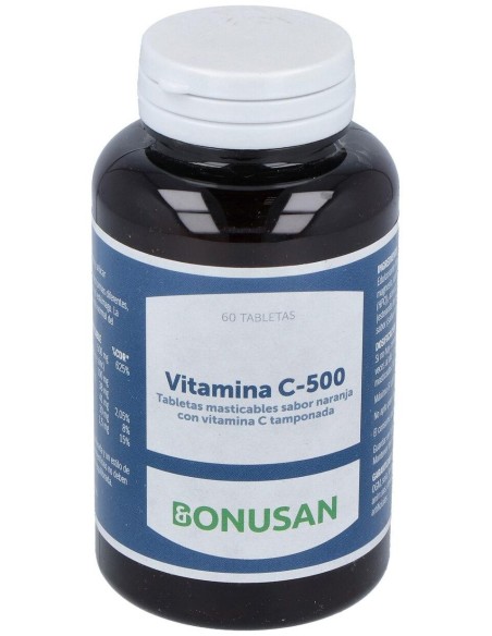 Vitamina C 500 60Comp.Masticables de Bonusan