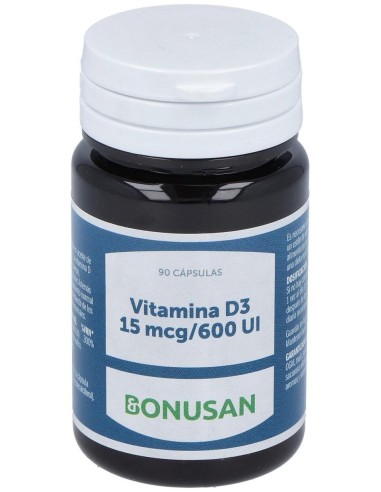 Vitamina D3 15Mcg. 90Cap. de Bonusan