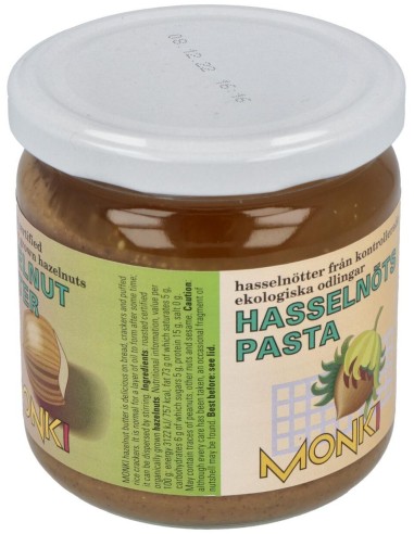 Crema De Avellanas 330Gr. Bio de Monki