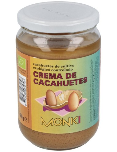 Crema De Cacahuete Grande Bio 650 g  de Monki