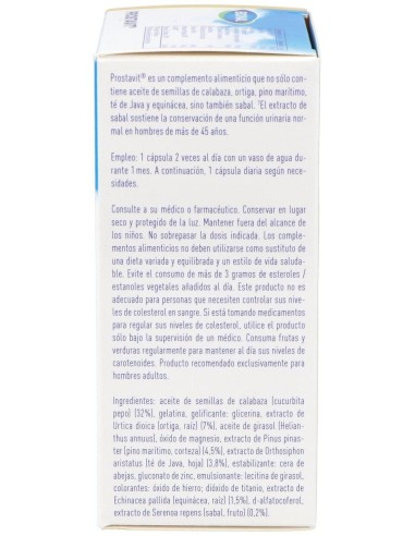 Prostavit Prostata 40Cap de Bional