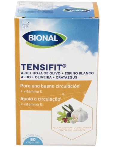 Tensifit Xtra (Ajo+Olivo+Espino Blanco) 80Cap. de Bional
