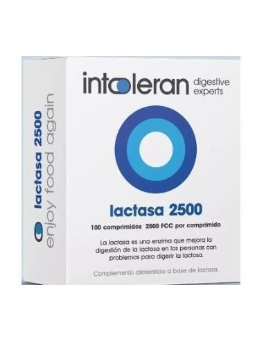 Intoleran Lactasa 2500 100Comp. de Intoleran