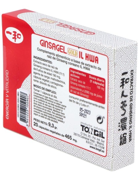Ginsagel Il Hwa 20Cap. de Tongil