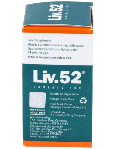 Liv. 52 100Cap. de Himalaya