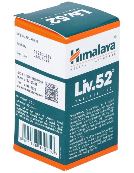 Liv. 52 100Cap. de Himalaya