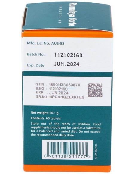 Rumalaya Forte 60Cap. de Himalaya