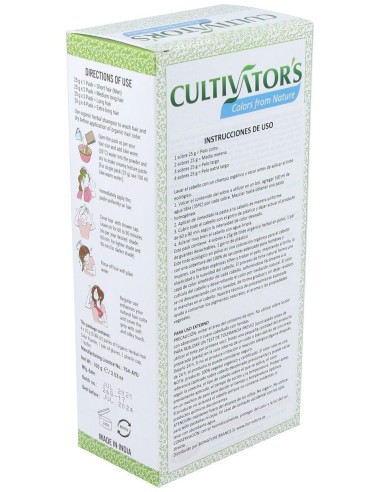 Rubio Dorado Tinte Organico 100Gr. Ecocert de Cultivators