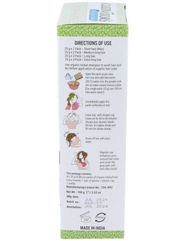 Rubio Dorado Tinte Organico 100Gr. Ecocert de Cultivators