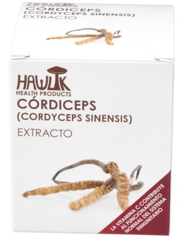 Córdiceps (Cordyceps Sinensis). Extracto Puro. Bio 60 Vcáps de Hawlik