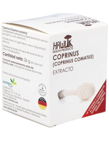 Coprinus Extracto Puro 60Vcaps. de Hawlik