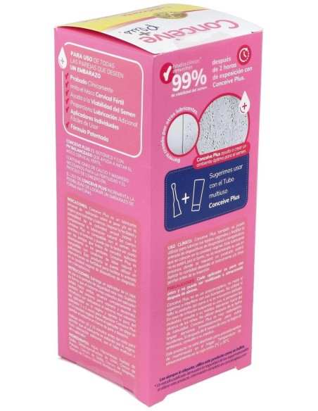 Lubricante Conceive Plus 8 Aplicadores Unidosi de Sasmar