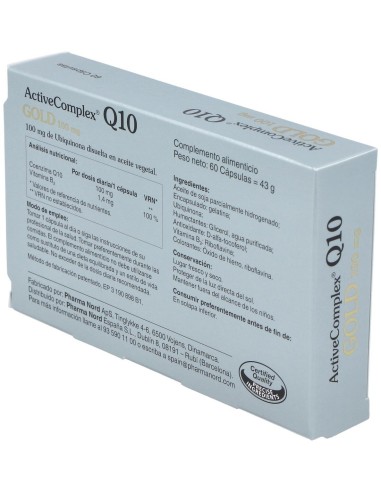 Activecomplex Q10 Gold 100Mg. 60Cap. de Pharma Nord