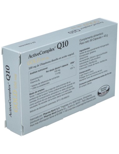 Activecomplex Q10 Gold 100Mg. 60Cap. de Pharma Nord