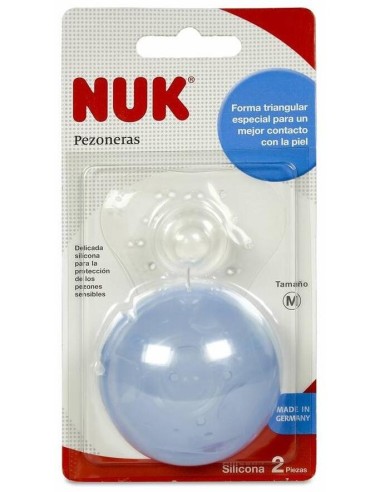 Pezoneras Silicona Talla M 2Ud. de Nuk