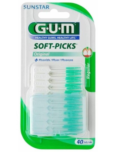Cepillo Interdental Soft Picks Regular Verde de Gum