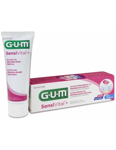 Sensivital+ Pasta Dental Fluorudo 75Ml de Gum