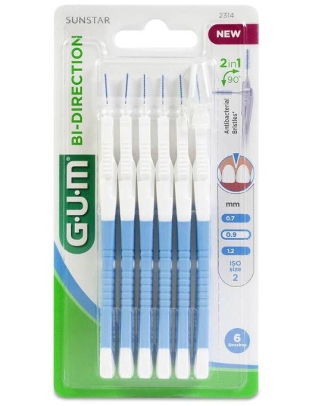 Cepillo Dental Bi-Direction Medium 0.9 Mm 2314 de Gum