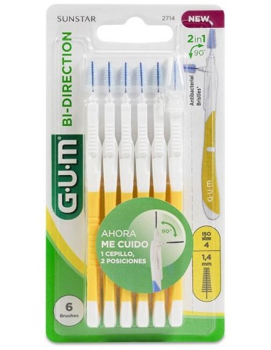 Cepillo Interdental Bi-Direction Xl 1,4Mm 6Un de Gum