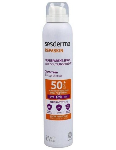 Repaskin Fotoprotector Spf50+ Transparente 200Ml. de Sesderma