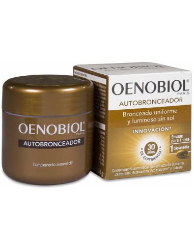 Oenobiol Autobronceador 30 Cápsulas  Oenobiol