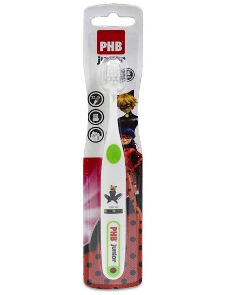 Phb Cepillo Dental Plus Junior Ladybug 6 Anos de Phb