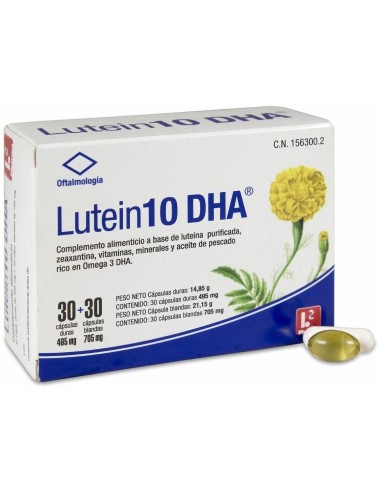 Lutein 10 Dha 30+30Cap. de Ele2Pharma