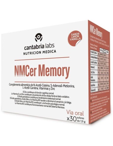 Nmcer Memory Limon-Vainilla 30Sbrs. de Nm