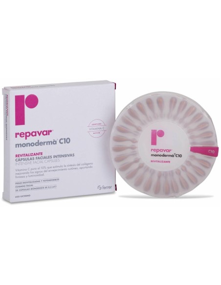 Repavar Revitalizante Monoderma C10 28 Cápsulas  Repavar
