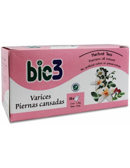 Bie3 Varices Piernas Cansadas Infusion 25Sbrs. de Bie 3