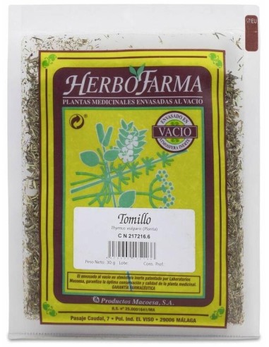 Macoesa Tomillo Herbofarma 20Gr de Macoesa