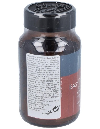 Hierro Bisglicinato 20Mg. 100Vcap. de Terranova