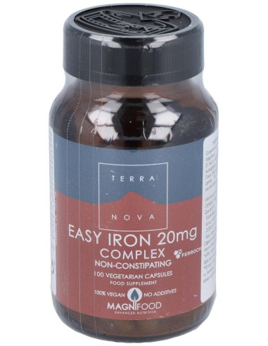 Hierro Bisglicinato 20 Mg Complex 100 Vcáps de Terranova