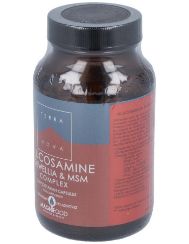 Glucosamina,Boswelia Y Msm Complex 100Vcap. de Terranova