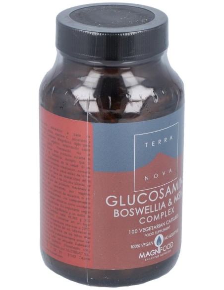Glucosamina, Boswelia Y Msm Complex  100 Vcáps  de Terranova